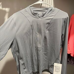 NWT lululemon Gloss Trim Half Zip